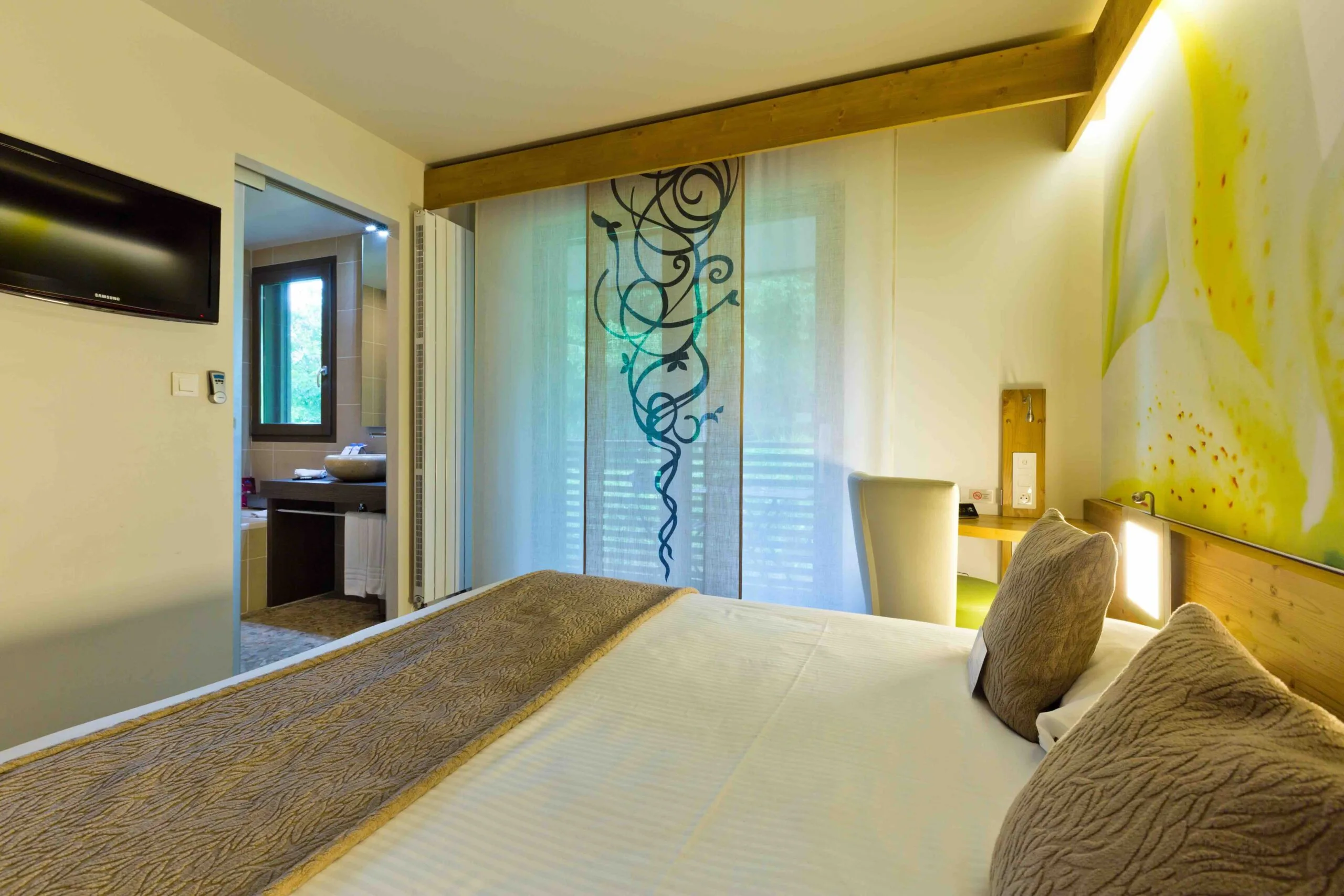 Chambre Supérieure Restaurant Hôtel La Croix de Savoie